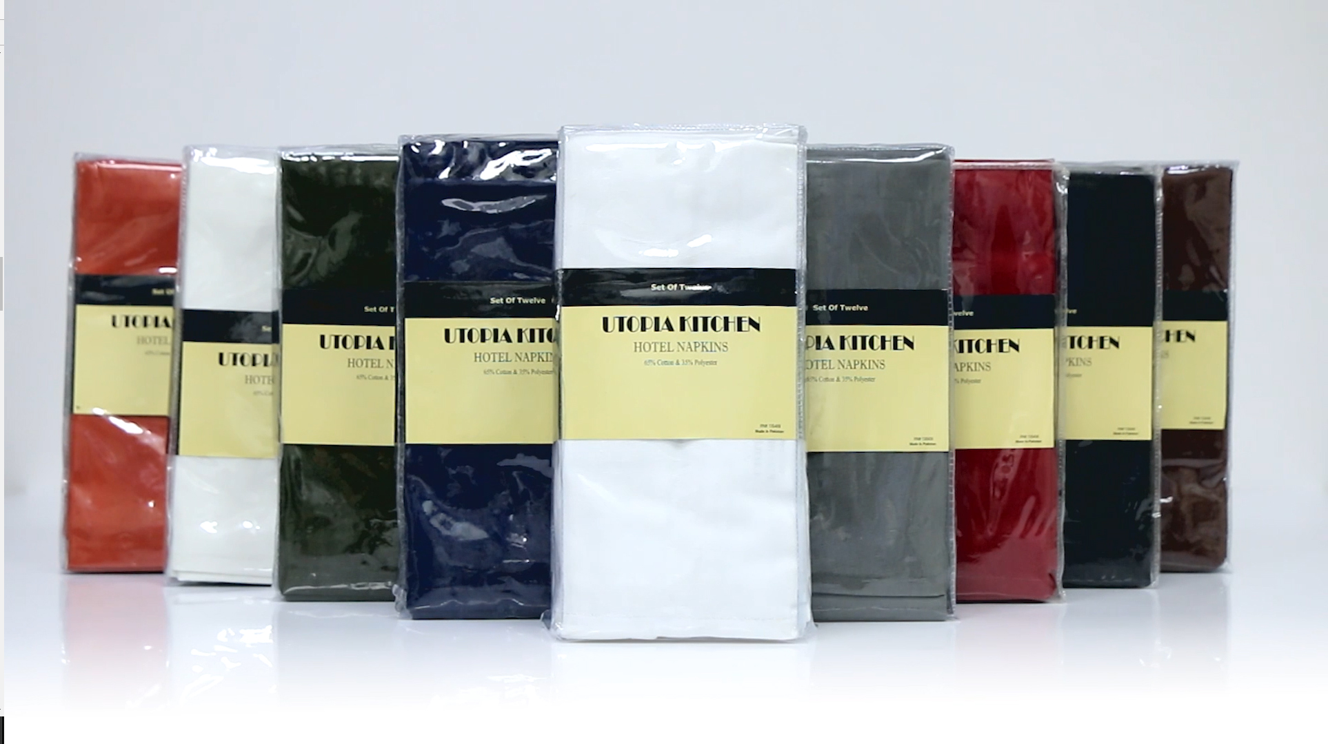 6 Utopia+Bedding+Cotton+Dinner+Napkins