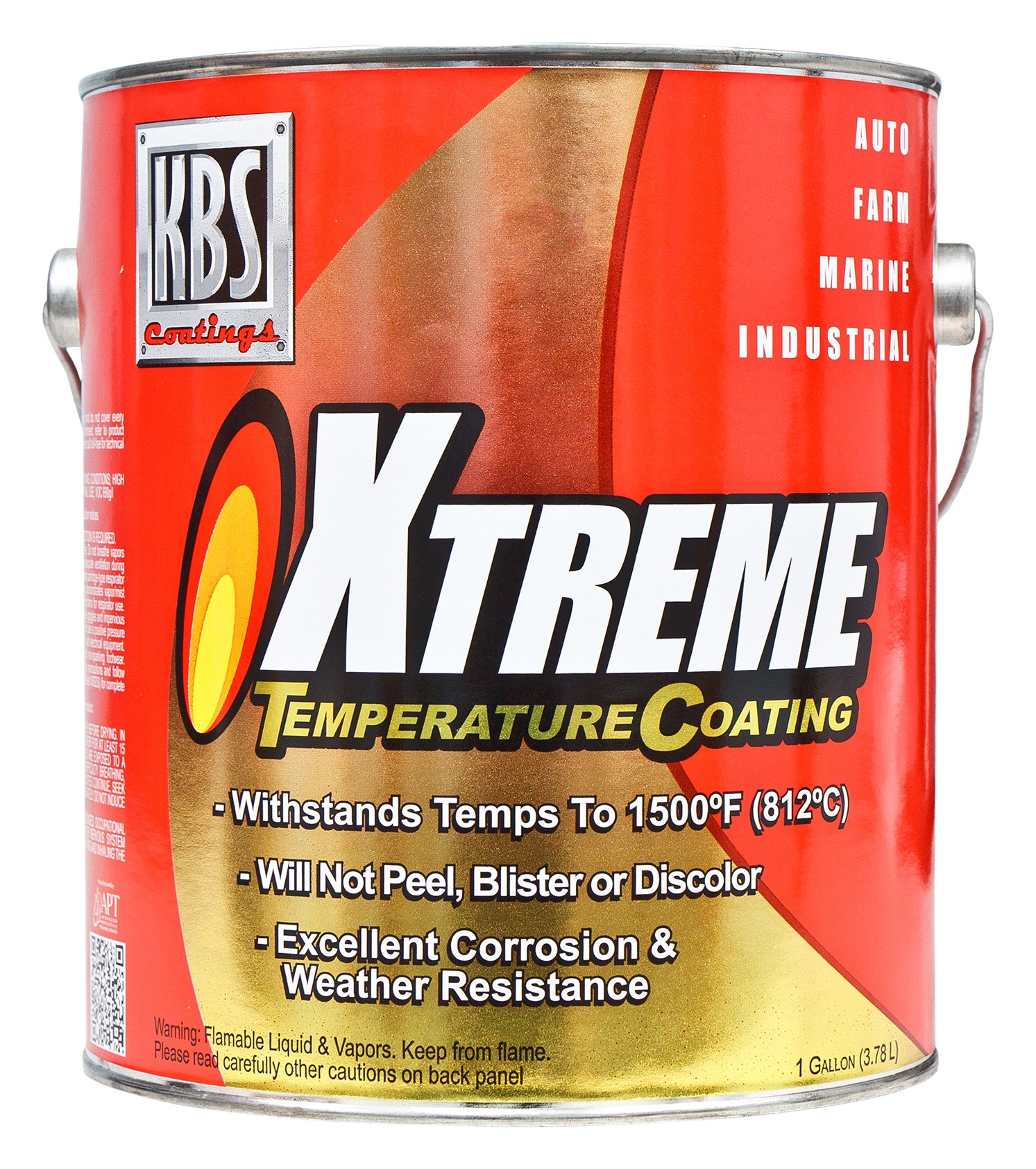 KBS Coatings 65523 Stainless Steel Xtreme Temperature Coating