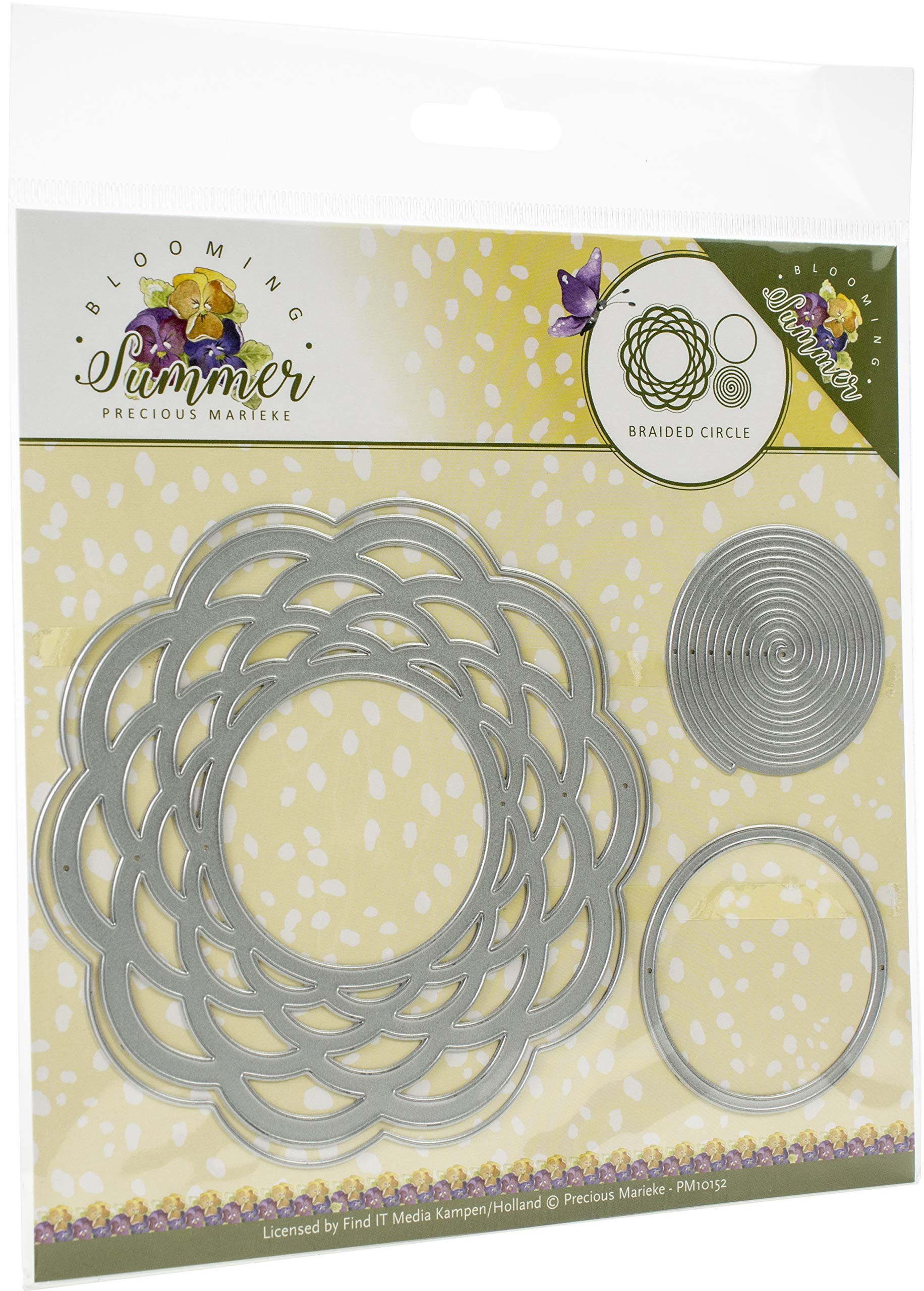 Precious Marieke Marieke Dies CIRC, Braided Circle, Blooming Summer, One Size
