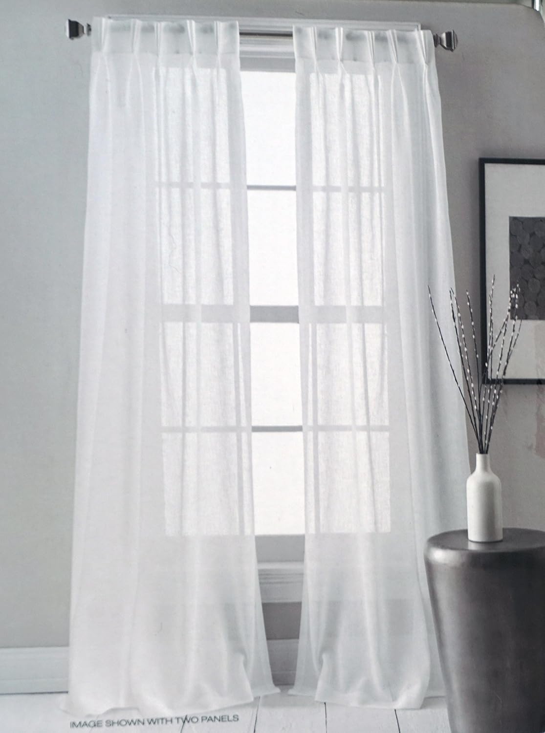 Dkny Pair Of Window Pinch Pleat Panels Curtains Drapery Set Of 2