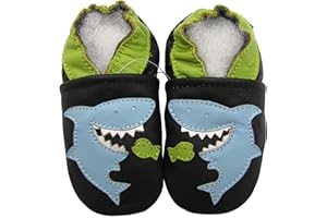 Carozoo Toddler Kids Unisex Slipper Animal Flower Soft Sole Leather Baby Shoes