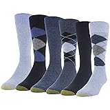 GOLDTOE Men's Campbell Argyle Crew Dress