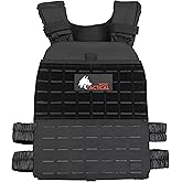 Wolf Tactical Adjustable Weighted Vest for Men & Women Holds Up to 42 lb for Strength, CrossFit, Running & Fitness
