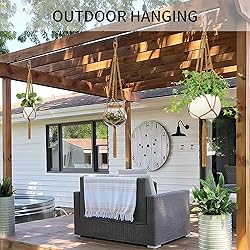 IDEEEPAN Macrame Plant Hanger, 34"/41"/46" 3