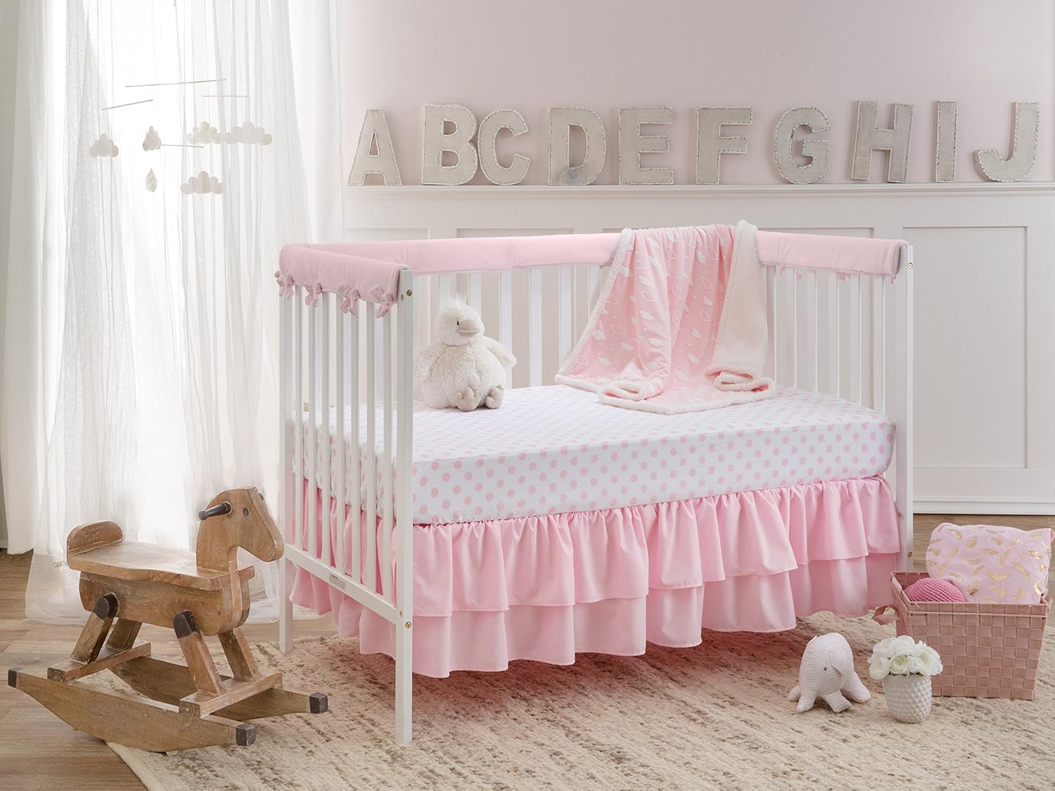 American Baby Company Heavenly Soft Sherpa/Chenille Receiving Blanket, 3D Cloud Pink, 30" x 35", for Girls : Baby