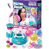 Doctor Squish Squishy Maker Station &mdash; Complete DIY Squishy Making Kit | Make Your Own Squishies | Glow in the Dark | Comes with Everything Needed | Ages 8 &amp; Up | 30-Piece Set