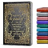 LBWCER A5 Black Journal,Notebooks for Work,May you be proud of the work you do, Journal for Men,Social Worker Notebook Gift Thank You Gift Travel Journal (May black)