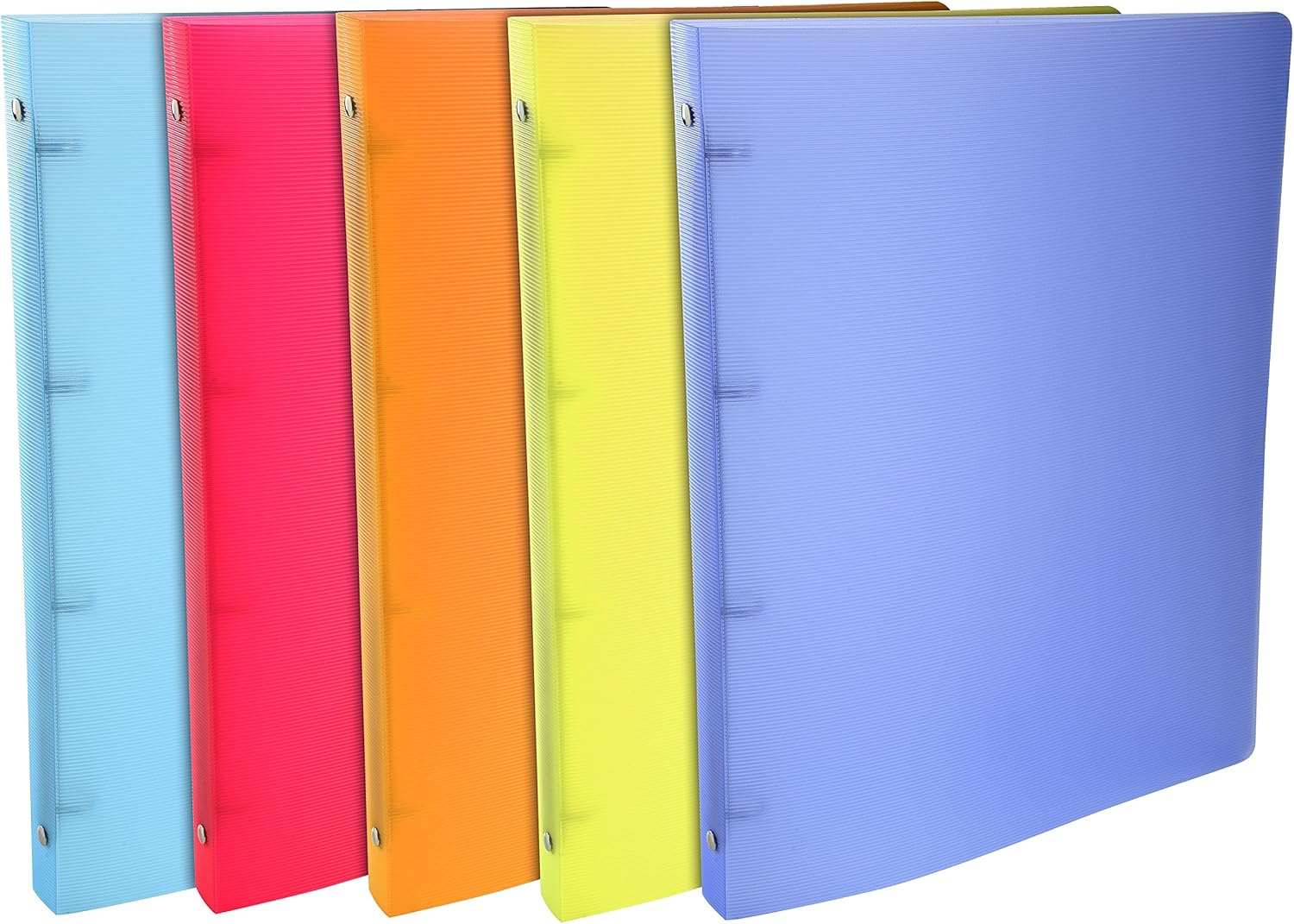 Linicolor PP SemiRigid Cover Ring Binder, A4, 4 Ring, 20 mm