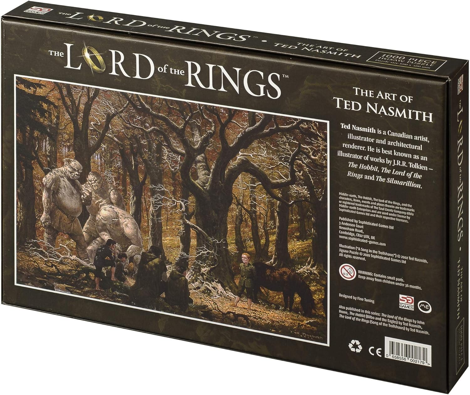 Thames & Kosmos The Lord of the Rings: Trollshaws Jigsaw Puzzle, 1000 Piece Puzzle for Adults and Kids Stunning Art and Visuals, Age 7+ - Image 3
