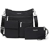 Baggallini womens Modern Everywhere Slim Crossbody