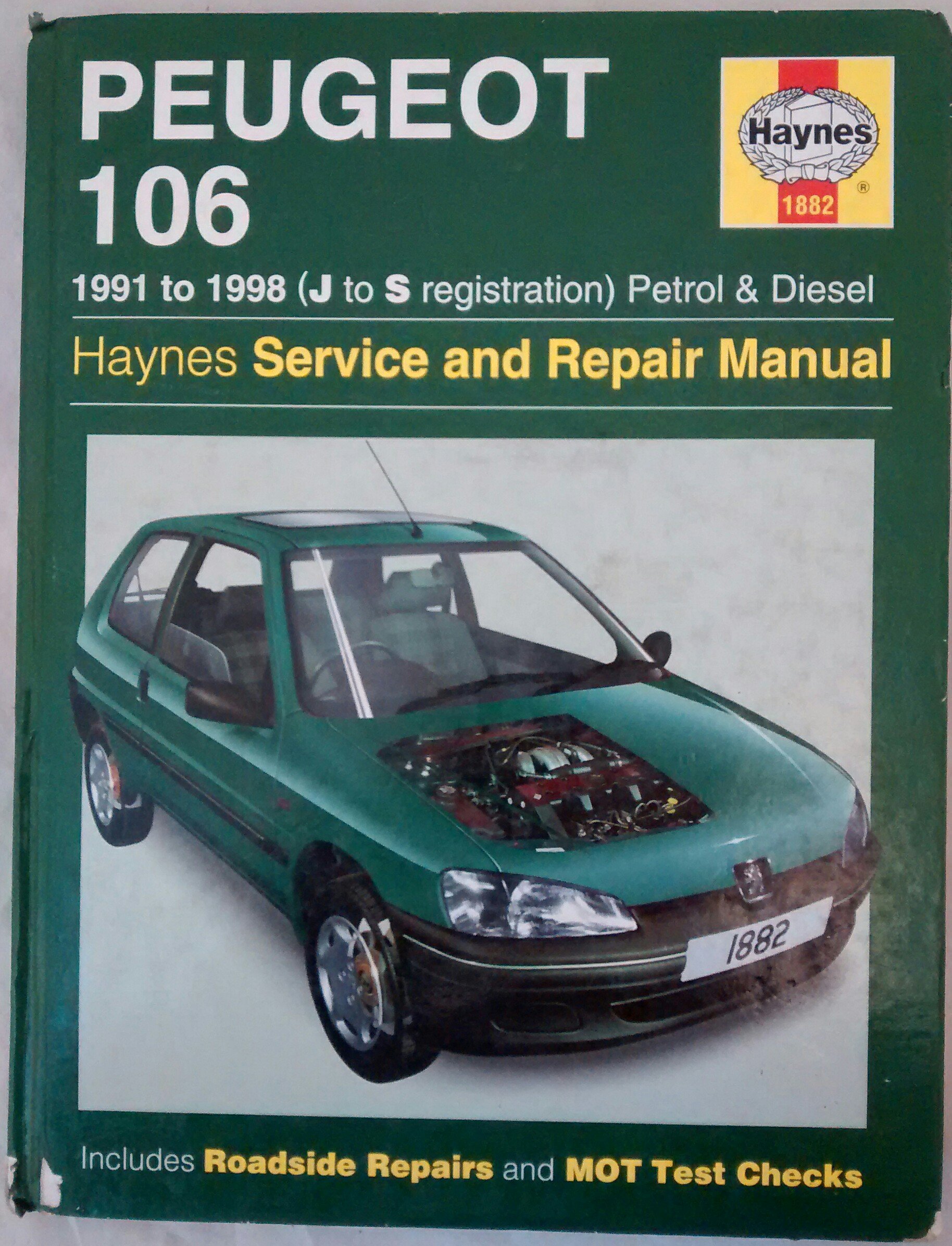Buy Peugeot 106 Service and Repair Manual (Haynes Service and Repair Manuals)  Book Online at Low Prices in India | Peugeot 106 Service and Repair Manual  ...