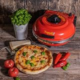 Elitalia Pizza Napoli Oven Red Chamotte Stone 450C 8 Mins 2 Peels 1200W view 3