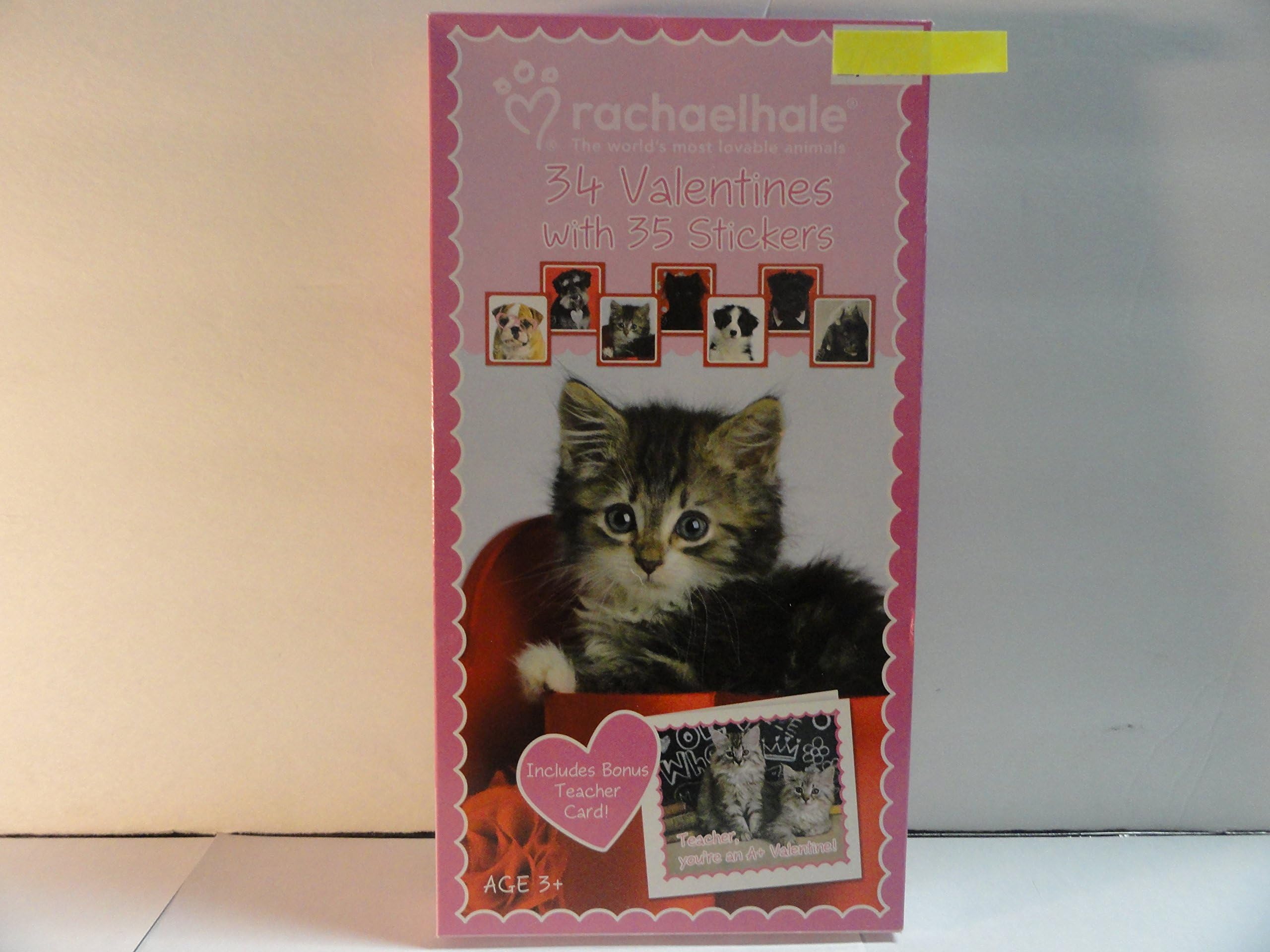Rachaelhale 34 Valentines with 35 Stickers