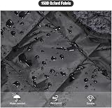 REDCAMP Waterproof Camping Blanket Sherpa 150x126 cm Windproof Black view 4
