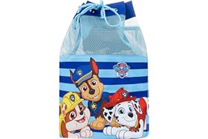 PAW PATROL Boys Swimming Bag | Chase And Marshall Kids Swim Bag | Blue