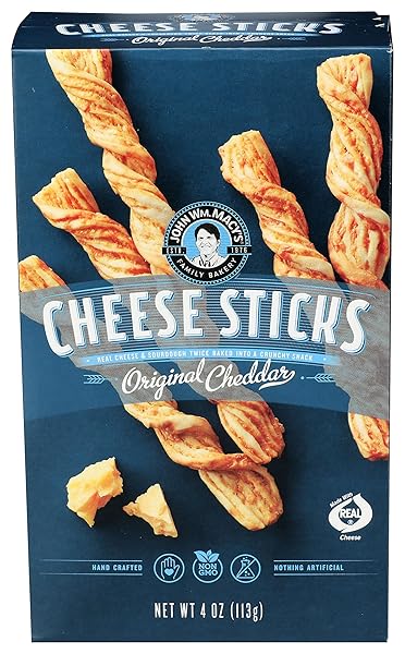 JOHN MACYS CHEESESTICKS ORIGINAL CHEDDAR, 4 OZ