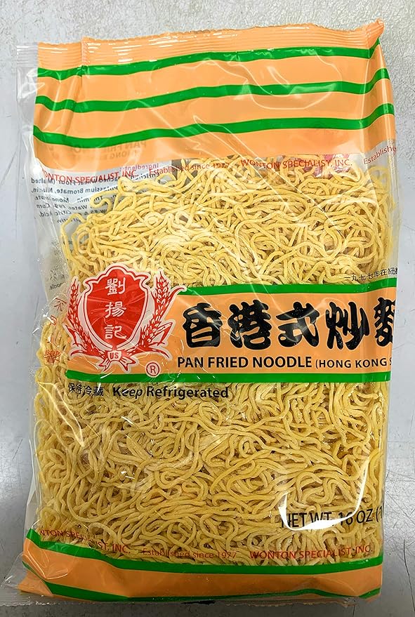 Hong Kong Style Panfried Noodle 香港式炒麵 16 oz x 2 Bags
