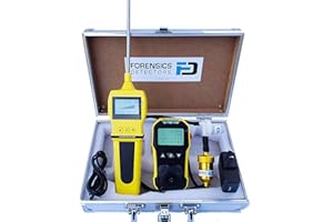 FORENSICS DETECTORS FD Basic Combustion Analyzer by Forensics | Flue Gas Analyzer | CO and O2 Sensor | COAF & EA | Water Trap, Particle and NOx Filters | USB Recharge | USA NIST Calibration |