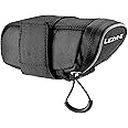 LEZYNE Micro Caddy Bicycle Saddle Bag, Aero-Shaped, Water Resistant, Quick Access, Multi-Tool Sleeve, Compact Bike Bag