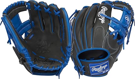 blue rawlings baseball glove