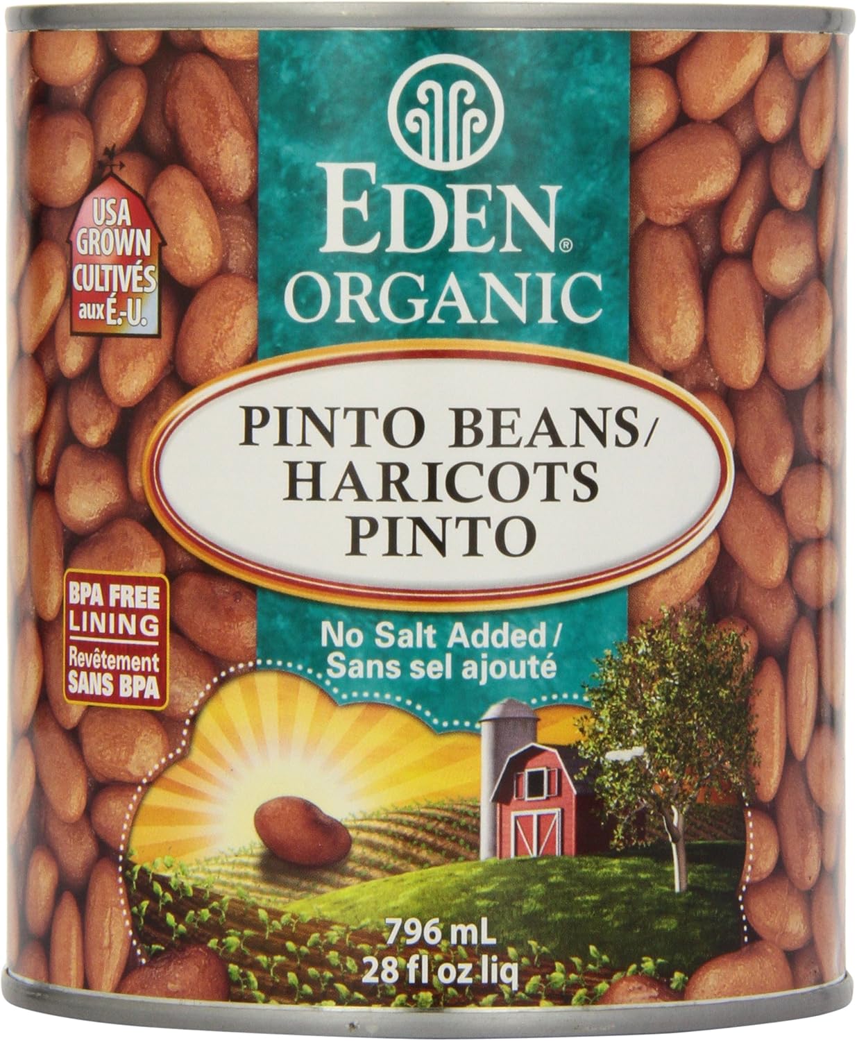 Eden Foods Organic Pinto Beans, 796 ml Amazon.ca Grocery