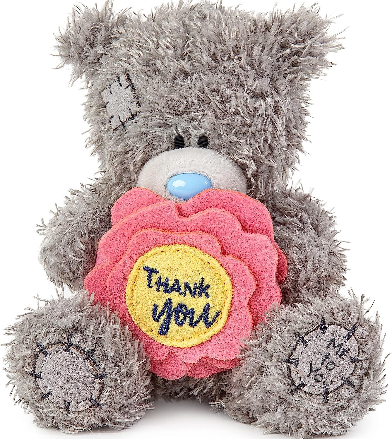 Me To You Bear 4" Thank You Flower, Gray
