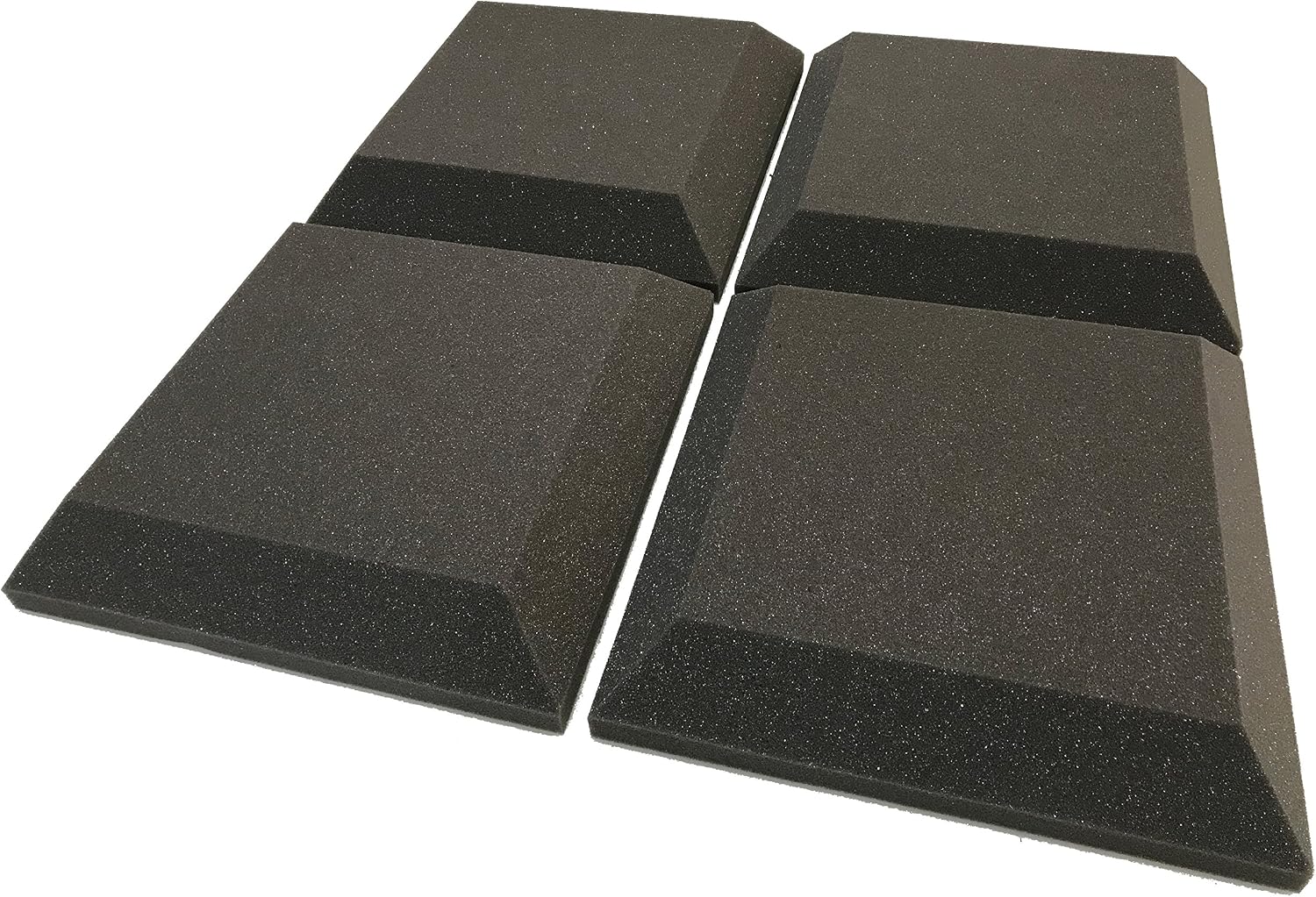 Advanced Acoustics 12" Tegular Acoustic Studio Treatment Foam 12 Tile Pack 0.95 NRC (1.11sqm), Grey - Image 5