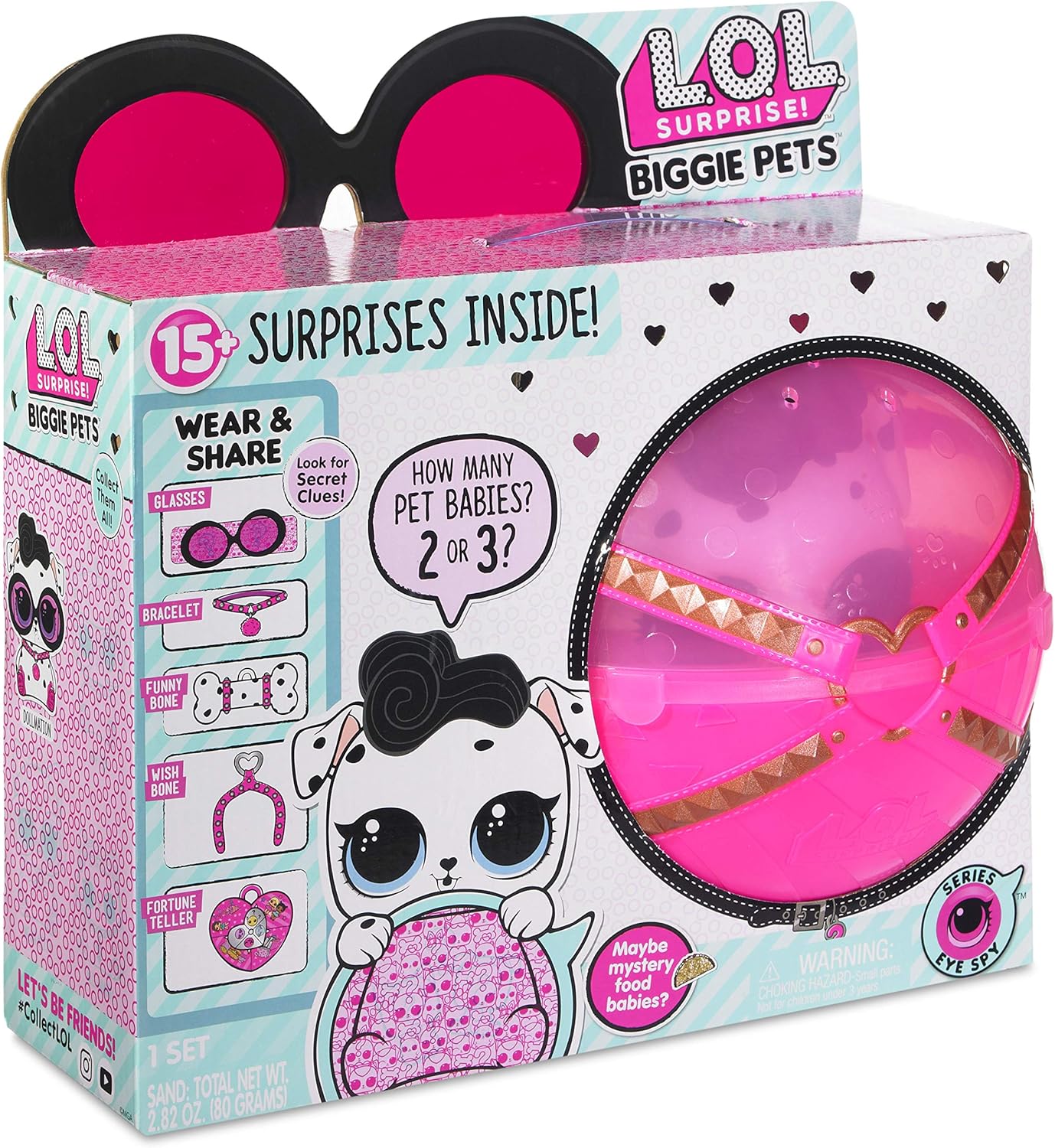 L.O.L. Surprise - LOL Surprise Biggie Pets Perro - Animales LOL en versión Gigante: Amazon.es: Juguetes y juegos