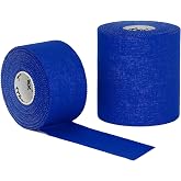 STIKK Athletic Tape - 3pk Blue, 1.5 Inch x 15 Yards - for Stabilizing &amp; Supporting Muscles and Joints - Training Supplies to Safeguard Against Sports Injuries