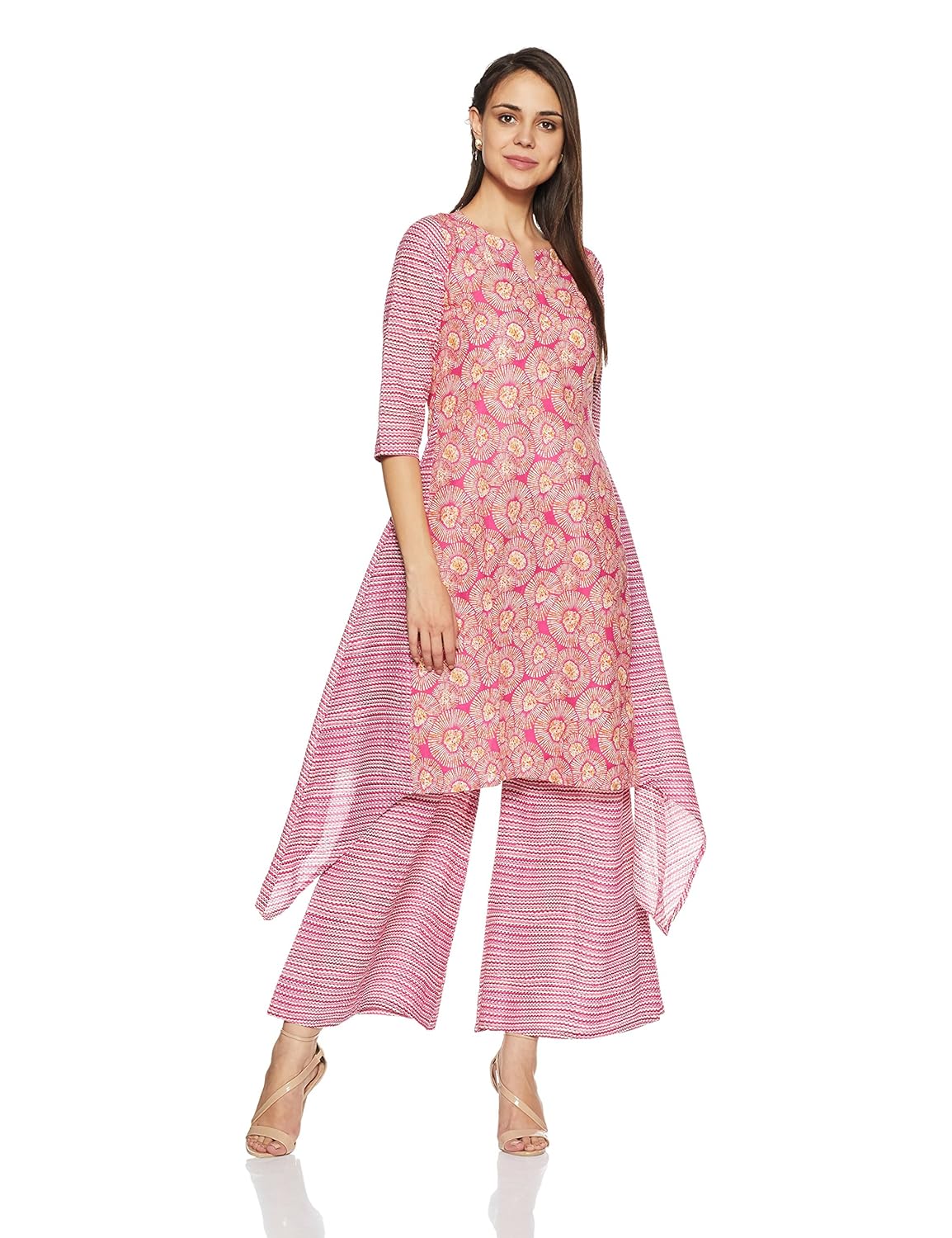 gerua women's a line salwar suit set