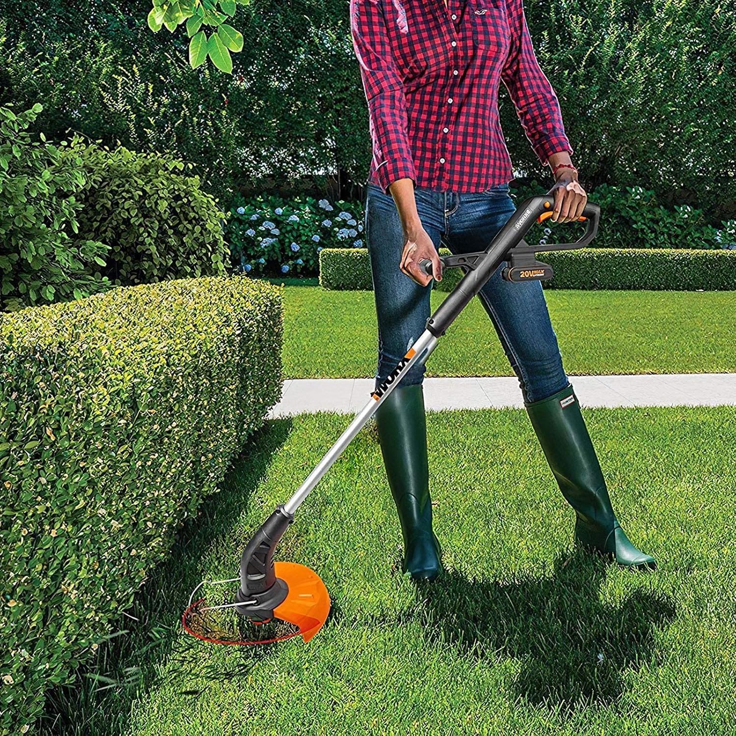 Eventronic Replacement 10ft Grass Trimmer Line Spool, Compatible with Worx String Trimmers (16-Line spools+1 Cap) : Garden & Outdoor