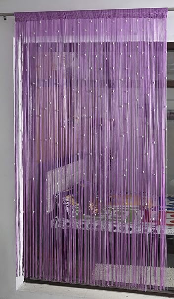 Buy Beads Moti String Curtain Shade Light Purple Online At Low