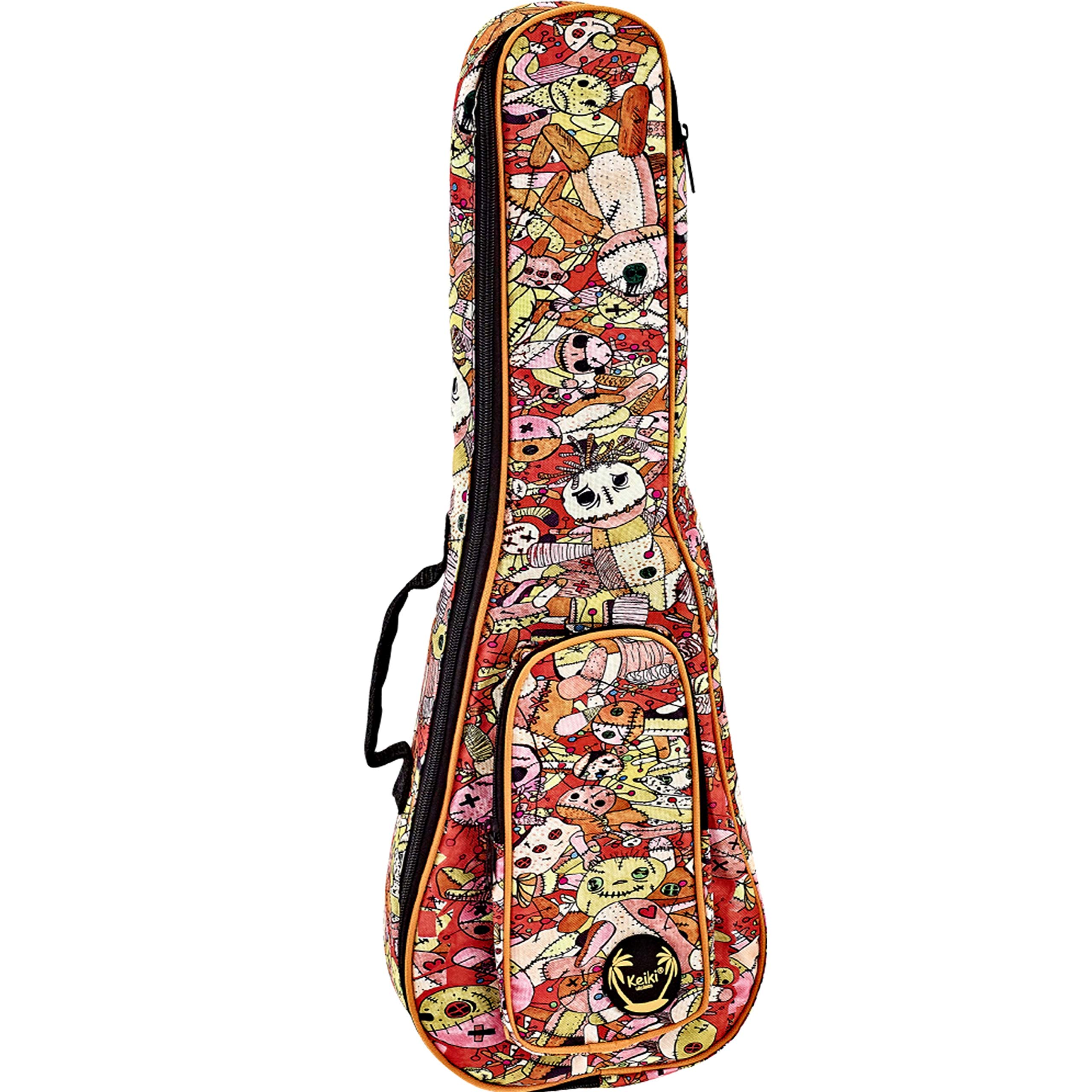ORTEGA Gigbag for Tenor Ukuleles with Shoulder Straps - Voodoo Puppet (KUB-VP-TE)