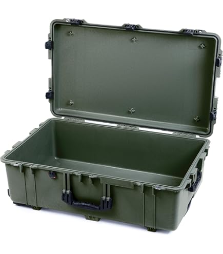 米軍放出品　PELICAN CASE 1650 ブラック　②送料無料 Pelican 1650 Case in Black with Red Foam Inserts