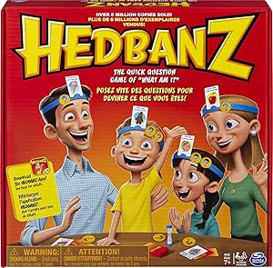 Hedbanz, Quick Question Family Guessing Game for Kids and Adults (Edition May Vary)