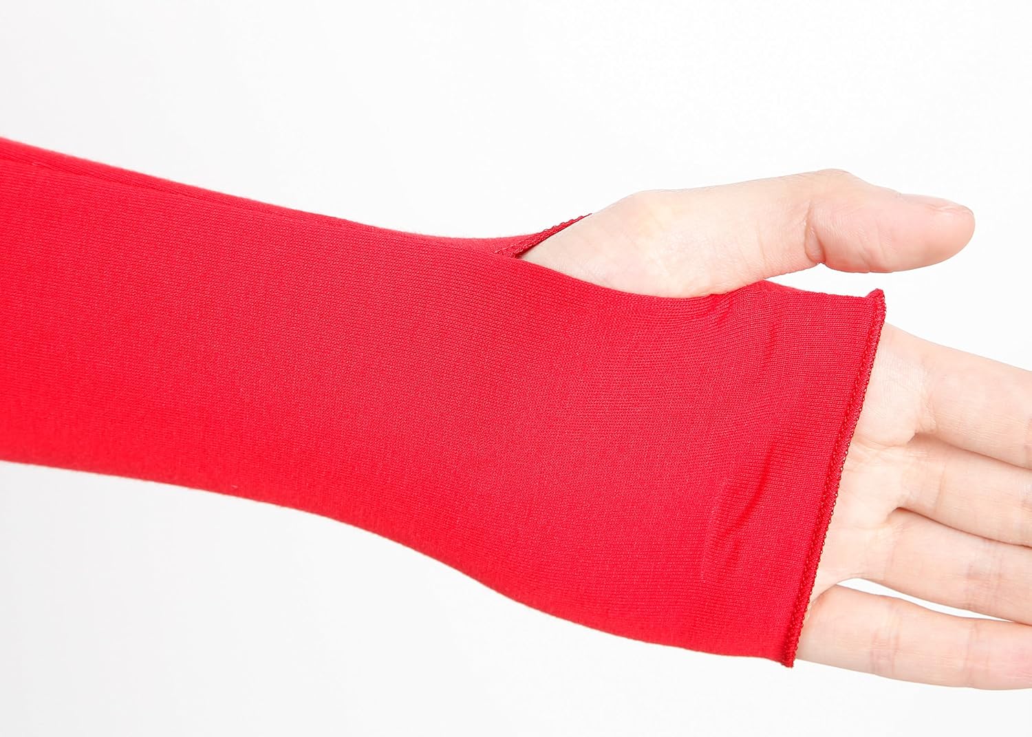 Women Stretchy Long Sleeve Fingerless Gloves, Suitable for, Black, Size One Size at  Women’s Clothing store