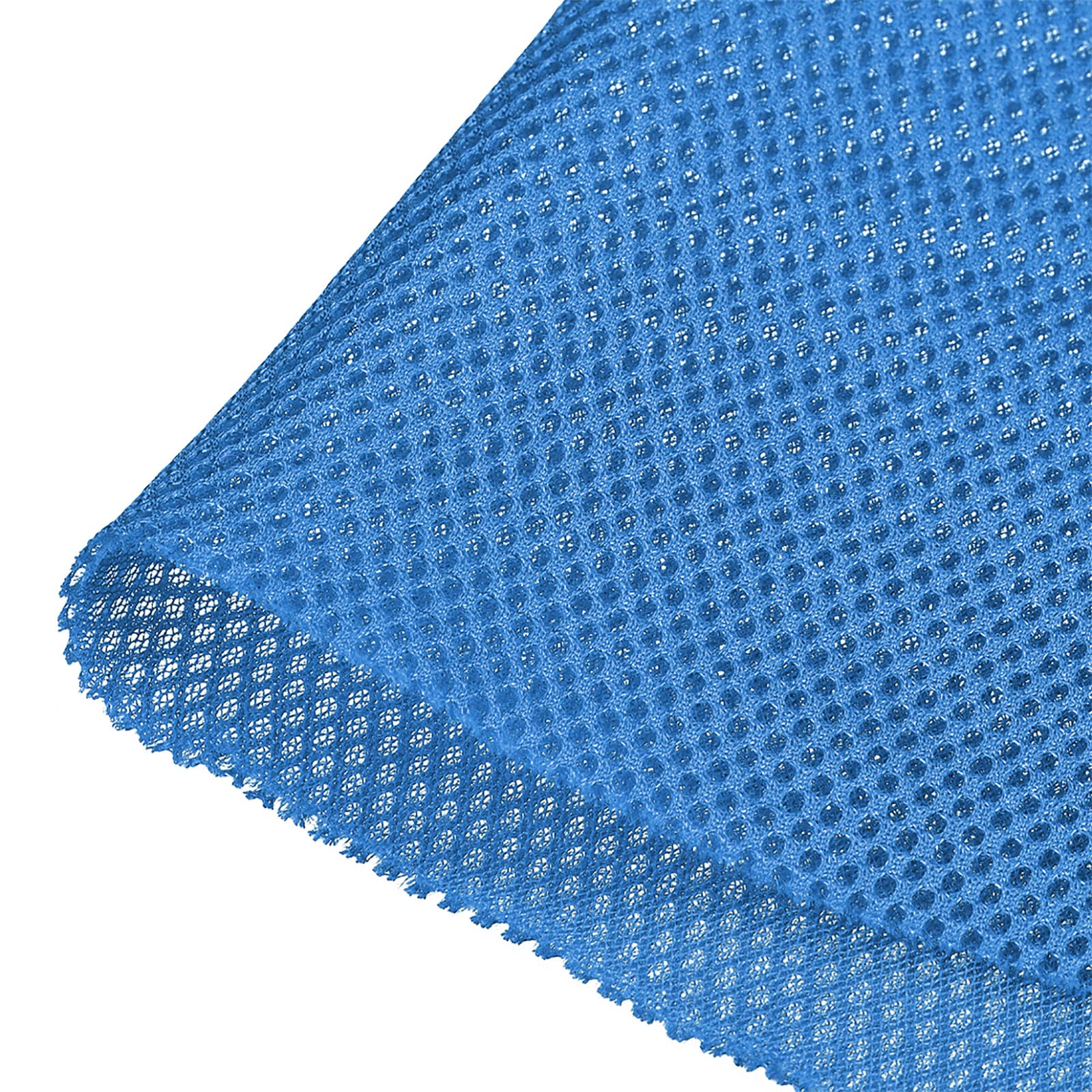 Rebower Speaker Grill Cloth Stereo Mesh Fabric Protective Dustproof Cloth, [for Home Speaker Repair] - 39.37 Inch x 59 Inch/Light Blue