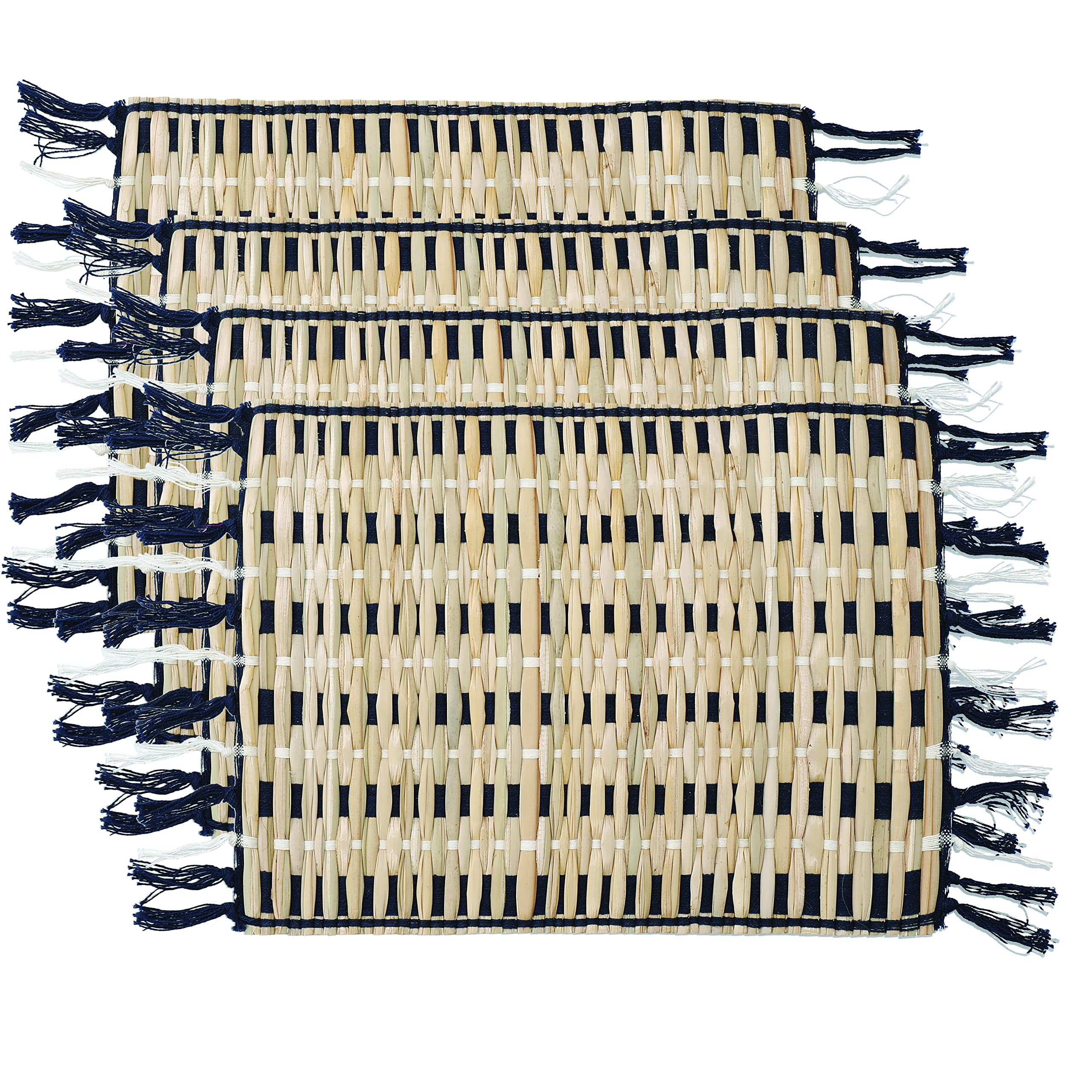 Creative Tops Set of 4 Napier Grasscloth Placemats, CTPMNAPPK4, Assorted, One Size