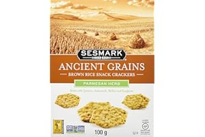 SESMARK FOODS Ancient Grains Crackers-Parmesan, 100g