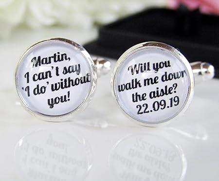 father of the bride cufflinks of all the walks