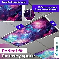 Magnetic Fluorescent Light Covers for Ceiling