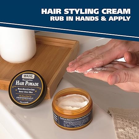 Wahl Hair Pomade 2 5 Ounce Water Based Men S Hair Pomade For