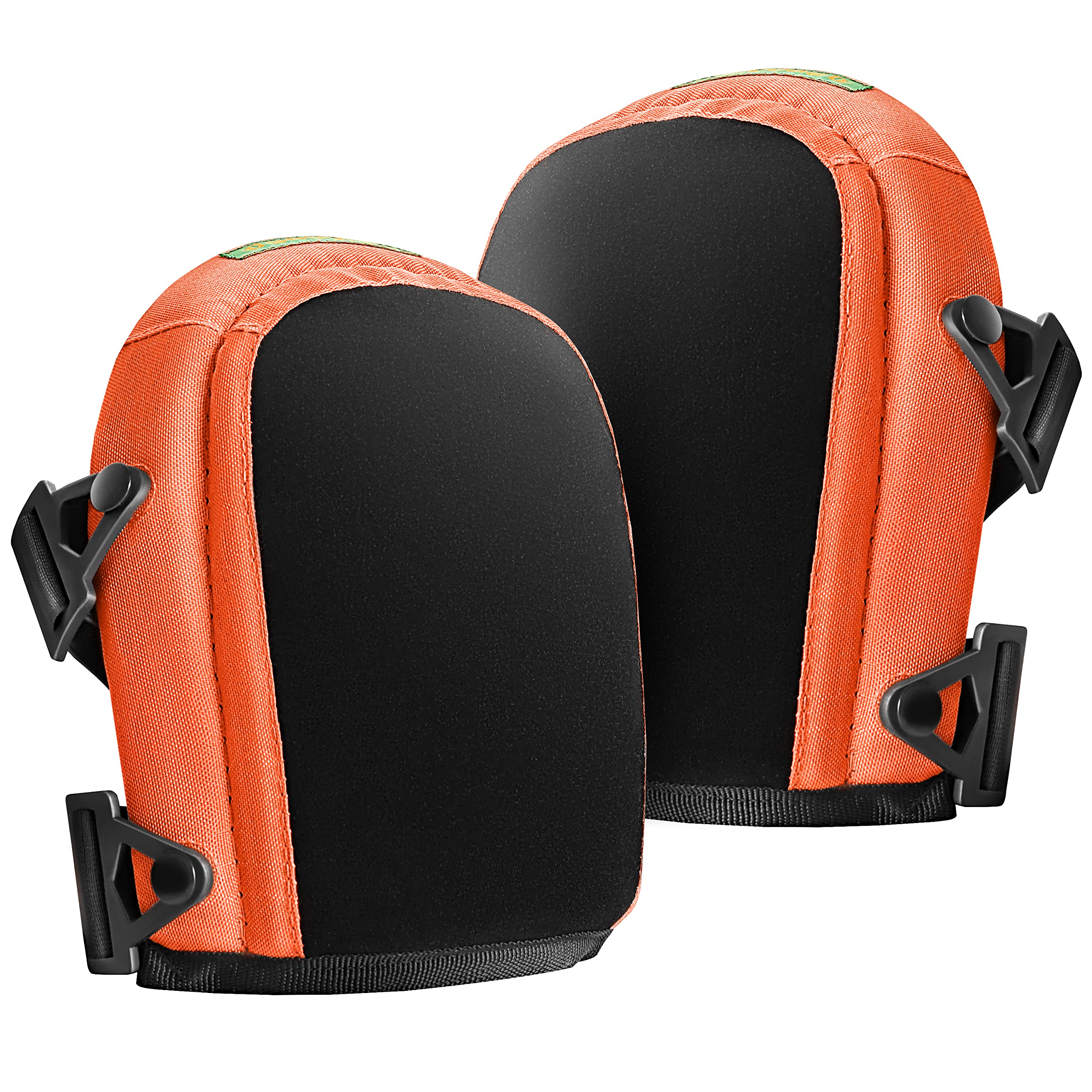 GRÜNTEK Gel Work Knee pads with 2 straps. Gardening Flooring and Roofing Knee Pads with Heavy Duty Foam Padding.