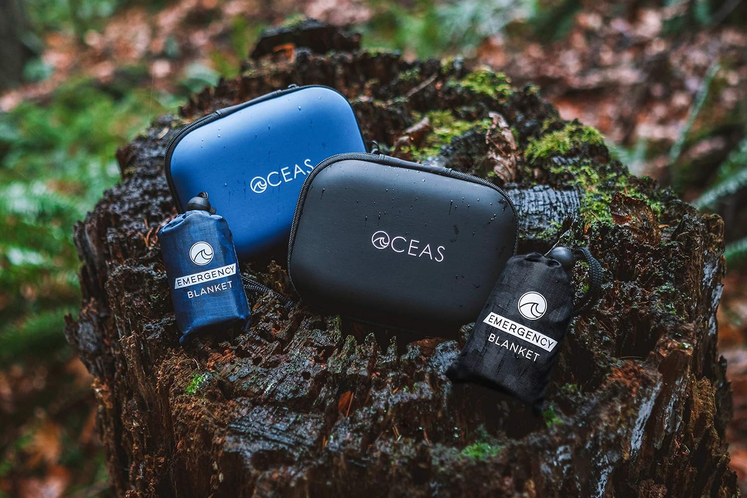 Oceas Outdoor Mylar Emergency Blankets - 4 Pack of Extra Large Thermal Foil Space Blankets - Designed by NASA for Camping, Hiking, and Car Use: Home & Kitchen