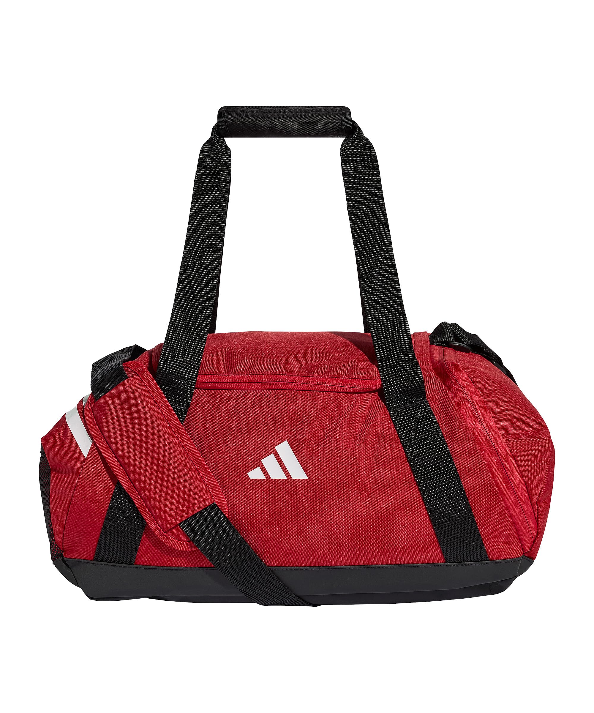 adidas Unisex Tiro Duffle Bag Small Duffel Bag, Team Power red 2/White, One Size