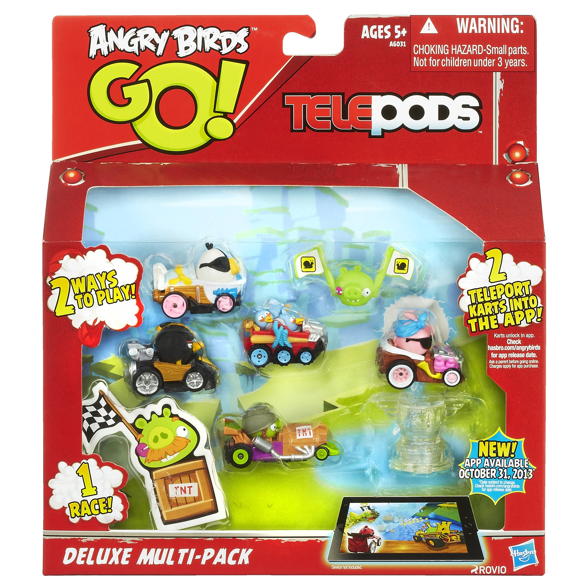 Galleon - Angry Birds Go Telepods Deluxe Multi-Pack