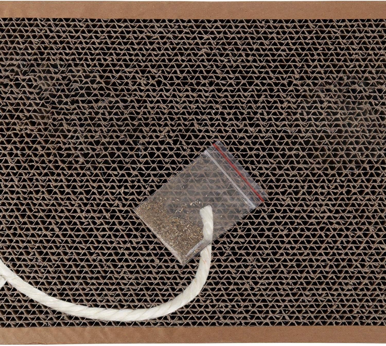 Nobleza - Cat Scratching Board with Sisal Play Kitten Scratch Corrugated Card Board with Free Catnip,(38 * 12.5 * 1.8) cm - Image 4