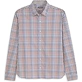 Van Heusen Mens Classic Fit Stain Shield Never Tuck Stretch Solid Button Down ShirtButton Down Shirt