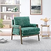 Roundhill Furniture Kelly Mid-Century Modern Accent Armchair, Green