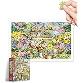 PieceRelax Rompecabezas De Plástico Para Adultos De 1000 Piezas – Anne Searle – Summer Hedgerow Juegos De Mesa Y Regalos Más Satisfactorios No Requiere Alfombrilla De Rompecabezas [H3440